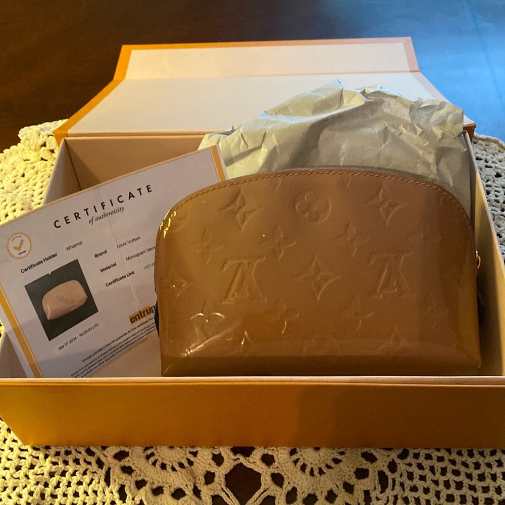 Louis Vuitton VERNIER Pochette COA & Box No Callouts Compare at $700+